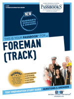 Foreman (Track): Passbooks Study Guide