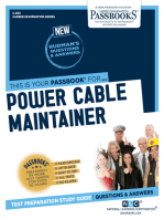 Power Cable Maintainer: Passbooks Study Guide