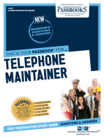Telephone Maintainer: Passbooks Study Guide