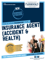 Insurance Agent (Accident & Health): Passbooks Study Guide