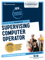 Supervising Computer Operator: Passbooks Study Guide