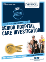 Senior Hospital Care Investigator: Passbooks Study Guide