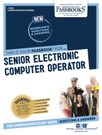 Senior Electronic Computer Operator: Passbooks Study Guide