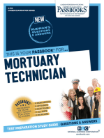 Mortuary Technician: Passbooks Study Guide