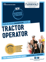 Tractor Operator: Passbooks Study Guide