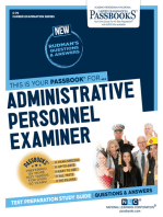 Administrative Personnel Examiner: Passbooks Study Guide