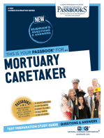 Mortuary Caretaker: Passbooks Study Guide