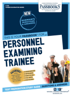 Personnel Examining Trainee: Passbooks Study Guide