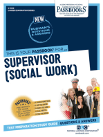 Supervisor (Social Work): Passbooks Study Guide