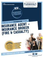 Insurance Agent – Insurance Broker (Fire & Casualty): Passbooks Study Guide