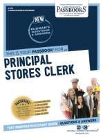 Principal Stores Clerk: Passbooks Study Guide