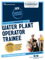 Water Plant Operator Trainee: Passbooks Study Guide