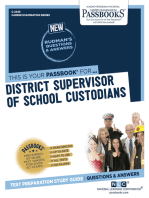 District Supervisor of School Custodians: Passbooks Study Guide