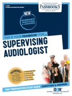 Supervising Audiologist: Passbooks Study Guide