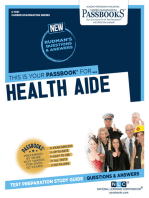 Health Aide: Passbooks Study Guide