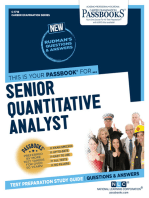Senior Quantitative Analyst: Passbooks Study Guide