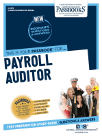 Payroll Auditor: Passbooks Study Guide
