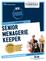 Senior Menagerie Keeper: Passbooks Study Guide