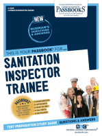 Sanitation Inspector Trainee: Passbooks Study Guide