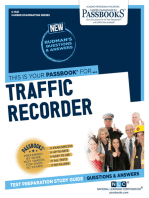 Traffic Recorder: Passbooks Study Guide