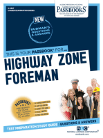 Highway Zone Foreman: Passbooks Study Guide