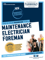Maintenance Electrician Foreman: Passbooks Study Guide