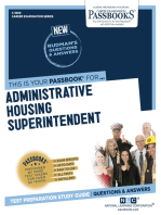 Administrative Housing Superintendent: Passbooks Study Guide