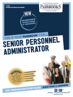 Senior Personnel Administrator: Passbooks Study Guide