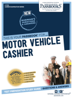 Motor Vehicle Cashier: Passbooks Study Guide