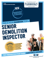 Senior Demolition Inspector: Passbooks Study Guide