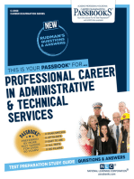 Professional Careers in Administrative and Technical Services: Passbooks Study Guide