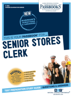 Senior Stores Clerk: Passbooks Study Guide