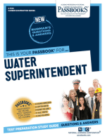 Water Superintendent: Passbooks Study Guide