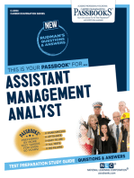 Assistant Management Analyst: Passbooks Study Guide