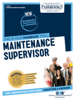 Maintenance Supervisor: Passbooks Study Guide