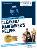 Cleaner/Maintainer's Helper