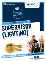 Supervisor (Lighting): Passbooks Study Guide