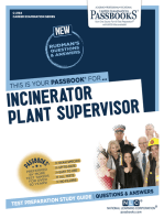 Incinerator Plant Supervisor: Passbooks Study Guide