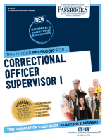 Correctional Officer Supervisor I: Passbooks Study Guide