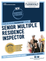 Senior Multiple Residence Inspector: Passbooks Study Guide