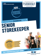 Senior Storekeeper: Passbooks Study Guide