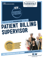 Patient Billing Supervisor: Passbooks Study Guide