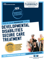 Developmental Disabilities Secure Care Treatment Aide: Passbooks Study Guide