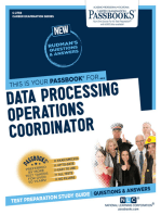 Data Processing Operations Coordinator: Passbooks Study Guide