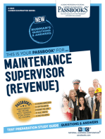 Maintenance Supervisor (Revenue): Passbooks Study Guide