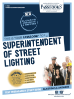 Superintendent of Street Lighting: Passbooks Study Guide