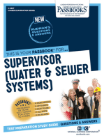 Supervisor (Water & Sewer Systems): Passbooks Study Guide