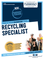 Recycling Specialist: Passbooks Study Guide