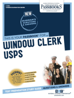 Window Clerk (USPS): Passbooks Study Guide