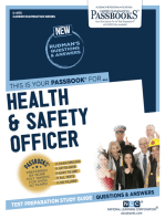 Health and Safety Officer: Passbooks Study Guide
